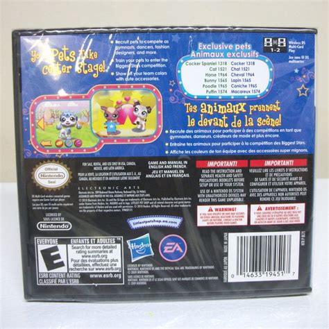 Littlest Pet Shop 3 Blue Team Biggest Stars Ds Nintendo Video Game