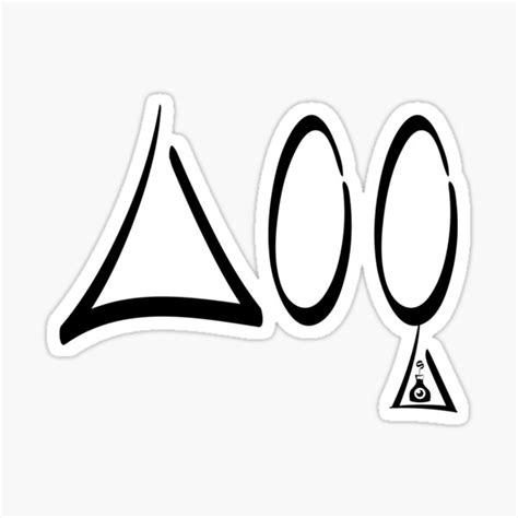 Delta Omicron Symbol Sticker For Sale By Eis Design Redbubble
