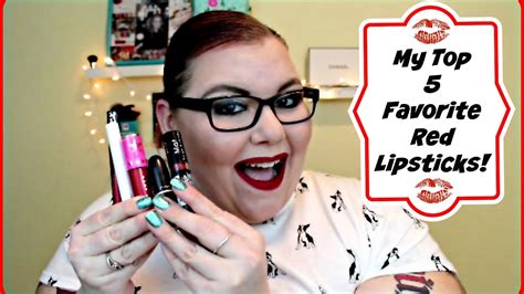 My Top 5 Favorite Red Lipsticks Youtube
