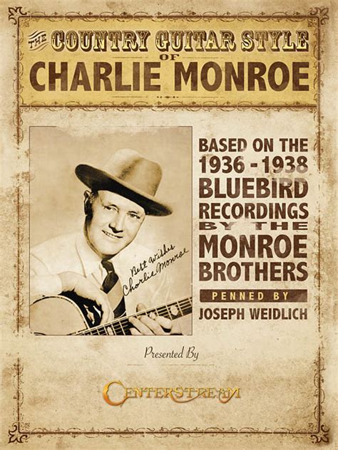 Charlie Monroe The Country Guitar Style Of Charlie Monroe Na Freenote
