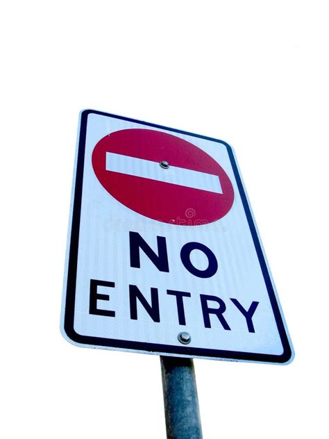 No Entry Sign Stock Photo Image Of Transportation Path 13450134