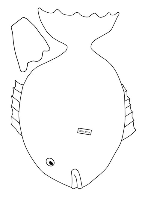 Rainbow Fish Colouring Craft For Kids With Free Printable