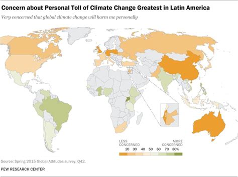 Map Where Climate Change Is A Big Deal And Where It Isnt The