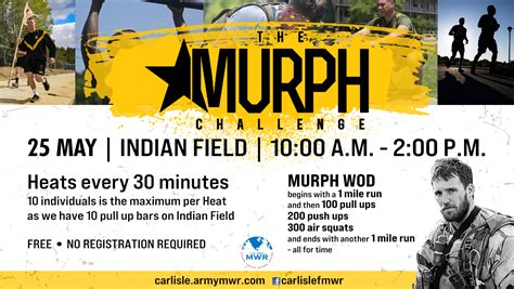 View Event Murph Challenge Carlisle Barracks Us Army Mwr
