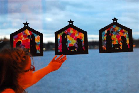 Stained Glass Nativity Craft Teaches Hope