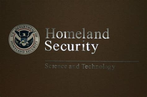 Dept Of Homeland Security Science And Technology