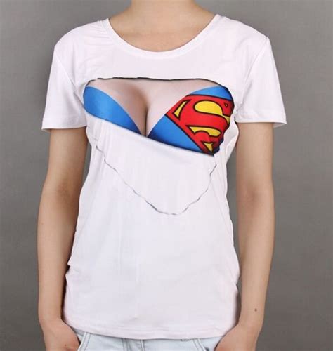 2015 wholesale women blank white 3d bra sexy fashion short sleeve t shirt 3d t shirts printed