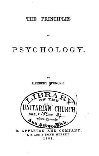 The Principles Of Psychology Open Library