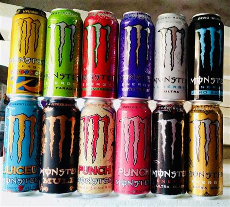 Monster Energy Drink Mega Mix 12 Pack Imported Exotic Flavors Energy Drink Variety Pack