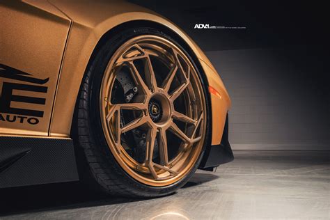 Matte Gold Lamborghini Aventador Sv Adv53 Ts Cs Series Wheels