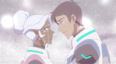 voltron force keith and allura kiss