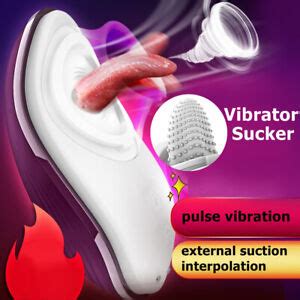 Wireless G Spot Clit Oral Sex Suction Vibe Vibrator Tongue Licking