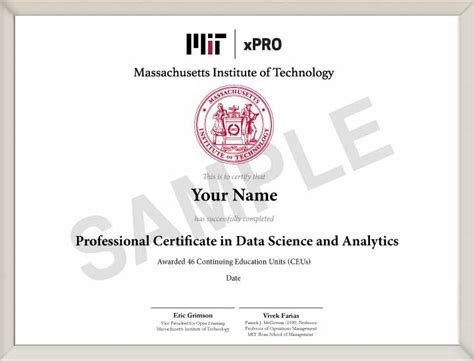 Mit Xpro Bootcamp Data Science And Analytics Course Professional Certificate In Advanced