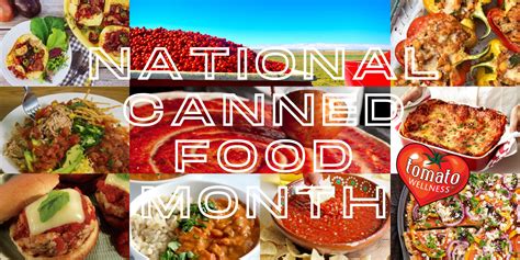 National Canned Food Month Tomato Wellness