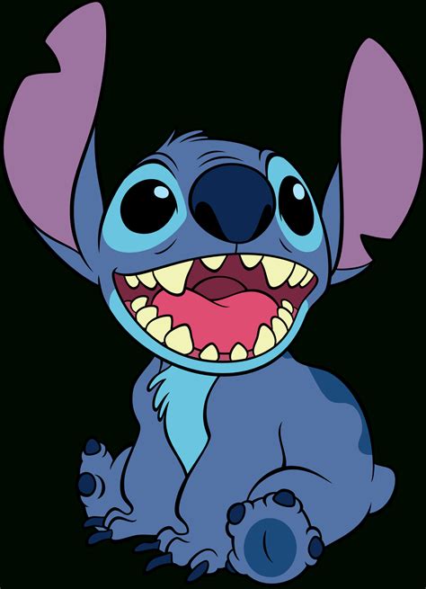 Stitch Cartoon Drawing How To Draw Disney Stitch Cute And Easy Step By