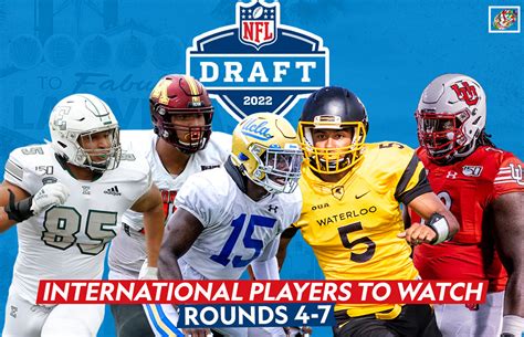 Nfl Draft 2022 Day 3 International Players Stay Patient In The Drafts