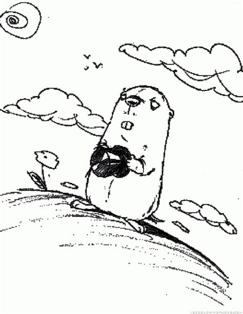 800x1066 coloring page groundhog coloring page prairie gopher or dog free. Gopher Coloring Pages - Part 2