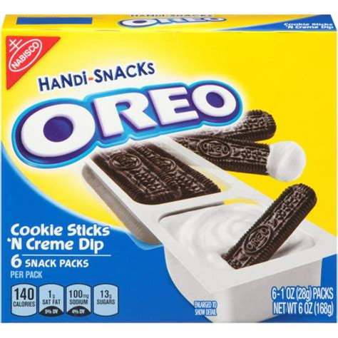 Nabisco Oreo Handi Snacks Packs Cookie Sticks N Creme Dip Walmart