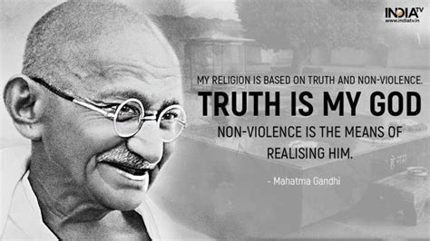 Mahatma Gandhi Death Anniversary Quotes By Father Of The