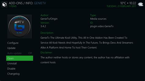 Guide Install The Genie Tv Kodi Addon Repo
