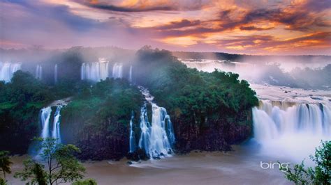 Spectacular Waterfalls 2013 Bing Widescreen Wallpaper