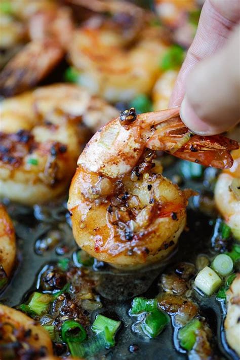 In a saucepan over medium heat add the butter and melt. Black Pepper Shrimp | Easy Delicious Recipes