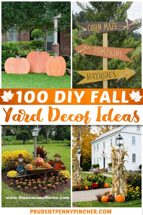 30 Diy Fall Yard Decor Ideas Prudent Penny Pincher