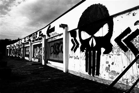 Its A Dans World German Graffiti Berlins Punisher Mural