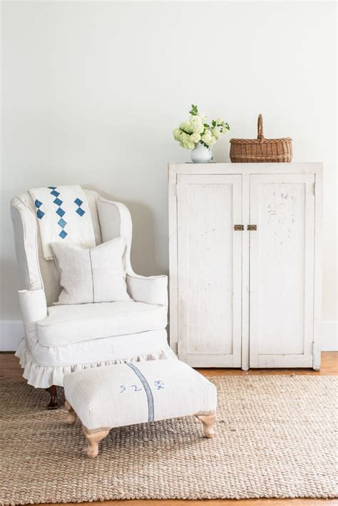 Shop birch lane for farmhouse & traditional slipcovered accent chairs, in the comfort of your home. slipcovered wing chair - Miss Mustard Seed | Slipcovers ...