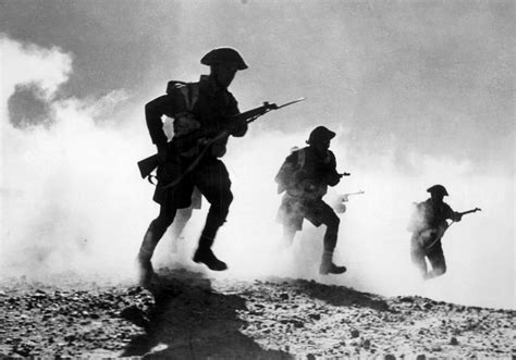 World War Ii British Troops Advancing Photograph By Everett Pixels