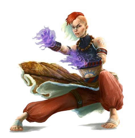 Female Human Qiggong Monk Female Character Concept