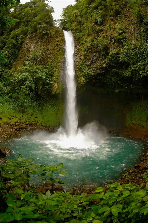 La Fortuna Waterfall Costa Rica Volcano National Park National Parks