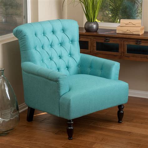 Rated 4 out of 5 stars. Harvey Teal Fabric Club Chair #tealaccentchair | Armchair ...