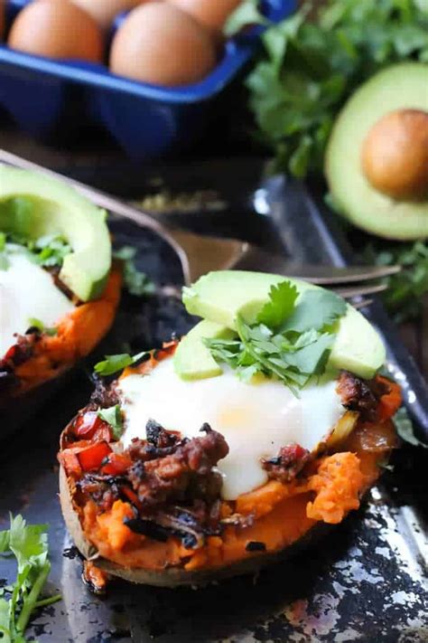 Mexican Sweet Potato Egg Boats Wicked Spatula