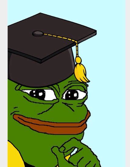 Pepe The Frog Graduated Graduation Meme Graduation Funny Funny Emoji
