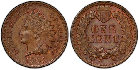 Images Of Indian Cent 1903 1c Bn Pcgs Coinfacts