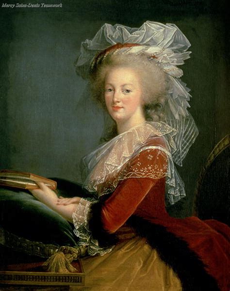 Marie Antoinette By Elizabeth Vigee Lebrun Marie Antoinette Female