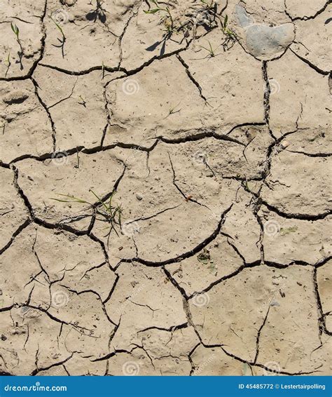 Texture Of Cracked Earth Stock Photo Image Of Land Climate 45485772