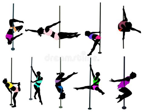 beautiful girl pole dancing stock illustrations 308 beautiful girl pole dancing stock