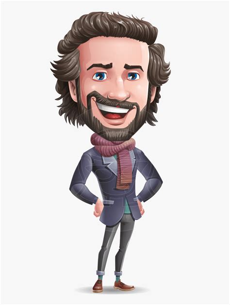 Stylish Man Cartoon Vector Character Man Cartoon Character Hd Png