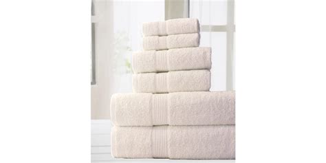 Hydro Basic Cotton 6 Piece Towel Set