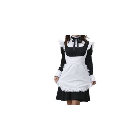 Cosmates Japan Maid Dress Pinafore Apron Classic Maid Costume171