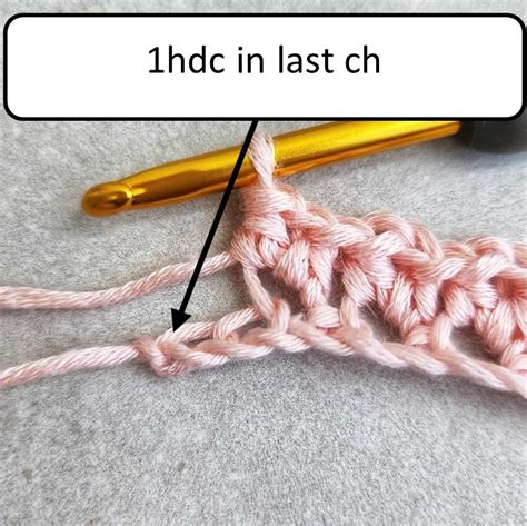 Half Double Crochet V Stitch Free Crochet Tutorial Made By Gootie