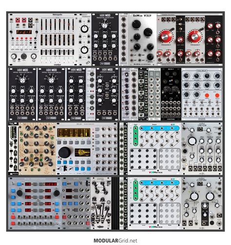 Colin Benders Live Rig Right Eurorack Modular System From Itsso On