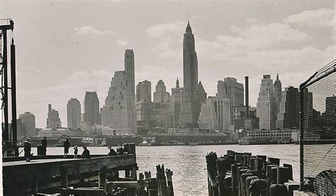Old New York In Photos 86 End Of Classic Lower Manhattan Skyline
