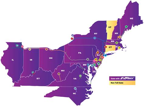 State Ez Pass Toll Map My Xxx Hot Girl