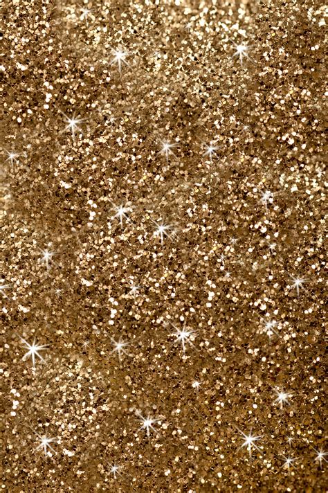 Twinkling Sparkling Gold Glitter Texture Free