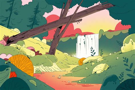 Landscapes Collection 3 On Behance Painting Illustration Street