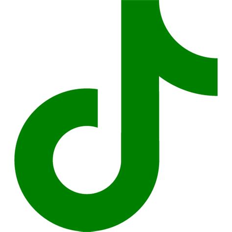 Tik Tok Logo Green Screen