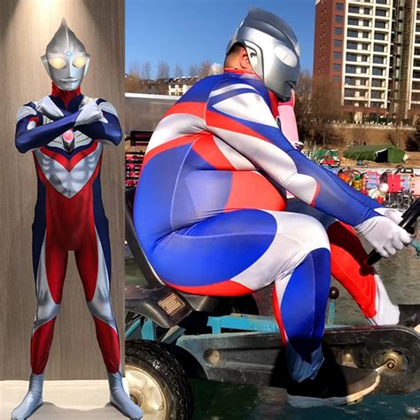 Jual XXXL Plus Ukuran Kostum Ultraman Untuk Pria Dan Wanita Kostum Karakter Tema Kostum Bola